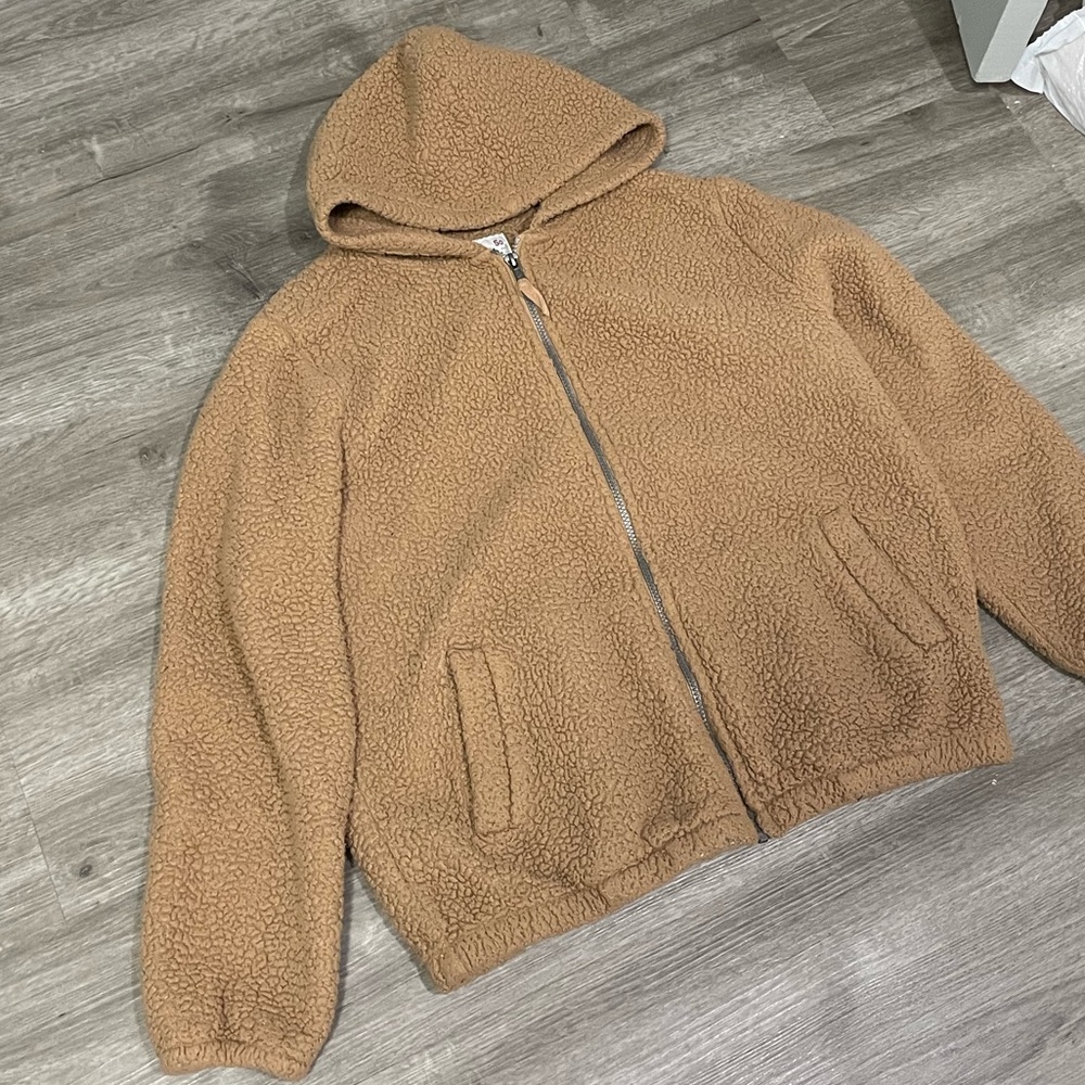 Teddy Bear Brown Fluffy Jacket ( Emma Chamberlain Jacket)